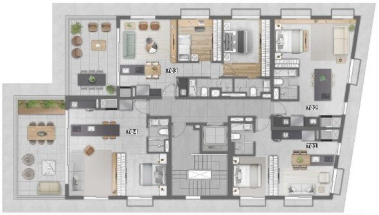 Imagem Apartamento com 2 Quartos à Venda, 69 m² em Boa Vista - Porto Alegre Imagem Apartamento com 2 Quartos à Venda, 69 m² em Boa Vista - Porto Alegre