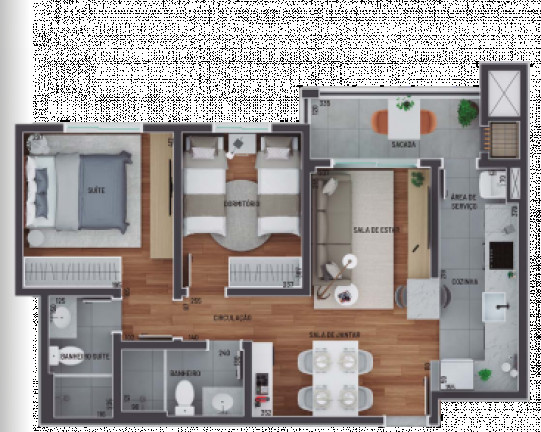 Imagem Apartamento com 2 Quartos à Venda, 59 m² em Tingui - Curitiba Imagem Apartamento com 2 Quartos à Venda, 59 m² em Tingui - Curitiba