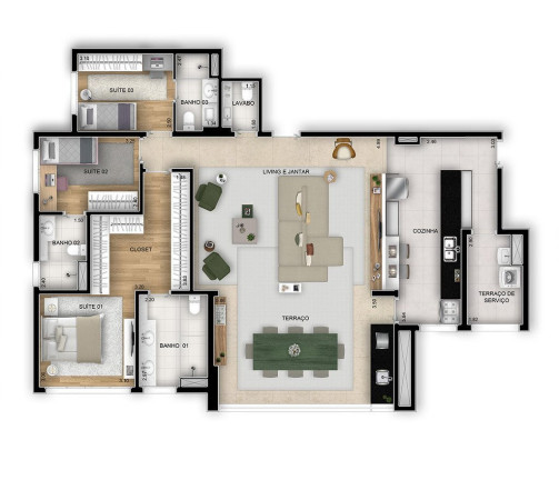 Imagem Apartamento com 4 Quartos à Venda, 153 m² em Jardim Prudência - São Paulo