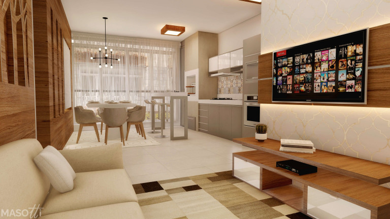 Apartamento com 2 Quartos à Venda, 6.435 m² em Piratini - Gramado