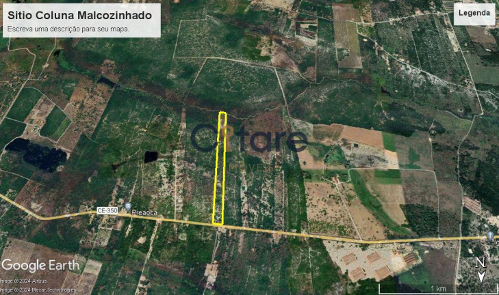 Imagem Terreno à Venda, 99.520 m² em Mal Cozinhado - Horizonte Imagem Terreno à Venda, 99.520 m² em Mal Cozinhado - Horizonte