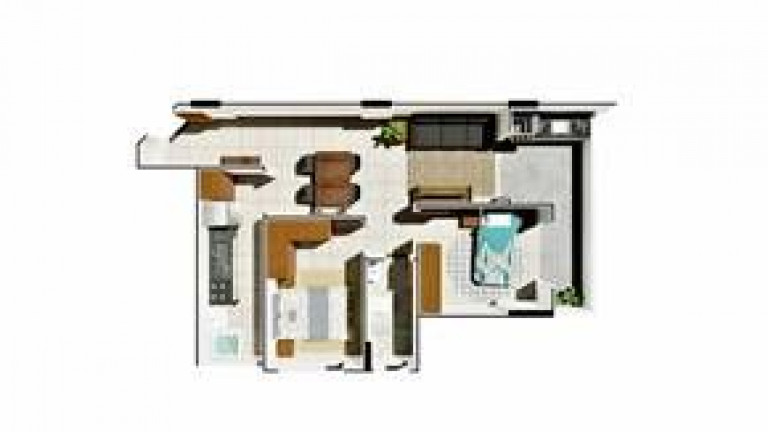 Apartamento com 2 Quartos à Venda, 61 m² em Caiçara - Praia Grande