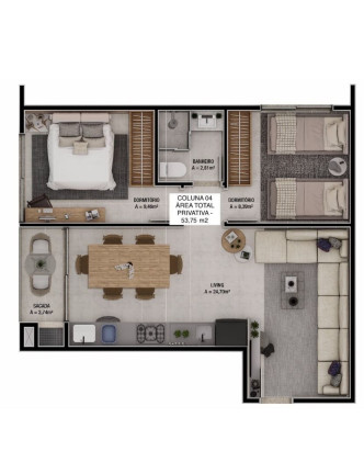 Imagem Apartamento com 2 Quartos à Venda, 53 m² em Morretes - Itapema Imagem Apartamento com 2 Quartos à Venda, 53 m² em Morretes - Itapema