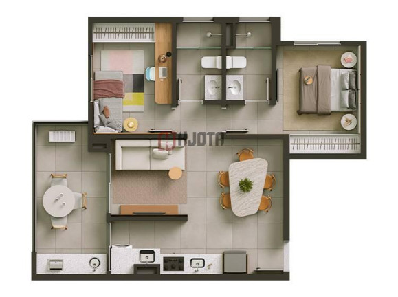 Imagem Apartamento com 2 Quartos à Venda, 67 m² em Vila Nossa Senhora Do Bonfim - São José Do Rio Preto