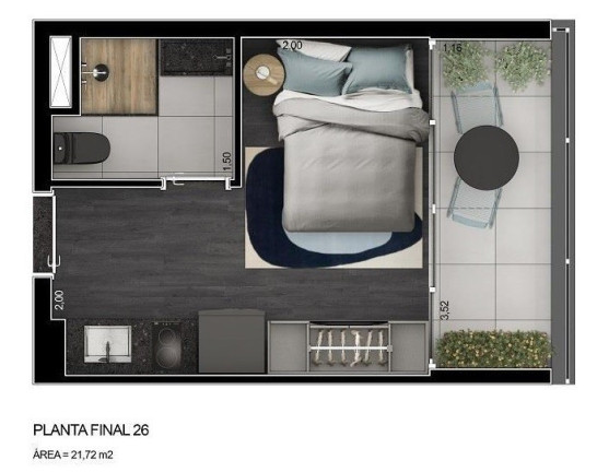Imagem Imóvel com 1 Quarto à Venda, 26 m² em Vila Mariana - São Paulo