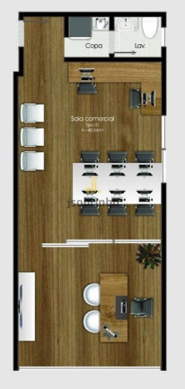 Sala Comercial à Venda, 40 m² em Pioneiros - Balneário Camboriú