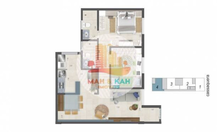 Imagem Apartamento com 2 Quartos à Venda, 65 m² em Barcelona - São Caetano Do Sul