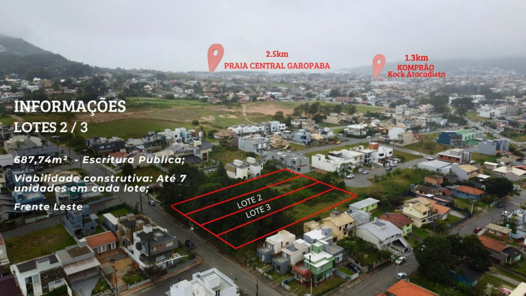 Terreno à Venda, 687 m² em Ambrósio - Garopaba