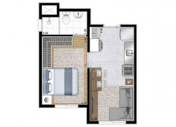 Imagem Apartamento com 1 Quarto à Venda, 27 m² em Capão Redondo - São Paulo Imagem Apartamento com 1 Quarto à Venda, 27 m² em Capão Redondo - São Paulo