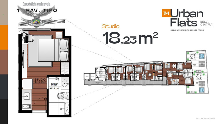 Imagem Studio com 1 Quarto à Venda, em Consolação - São Paulo Imagem Studio com 1 Quarto à Venda, em Consolação - São Paulo