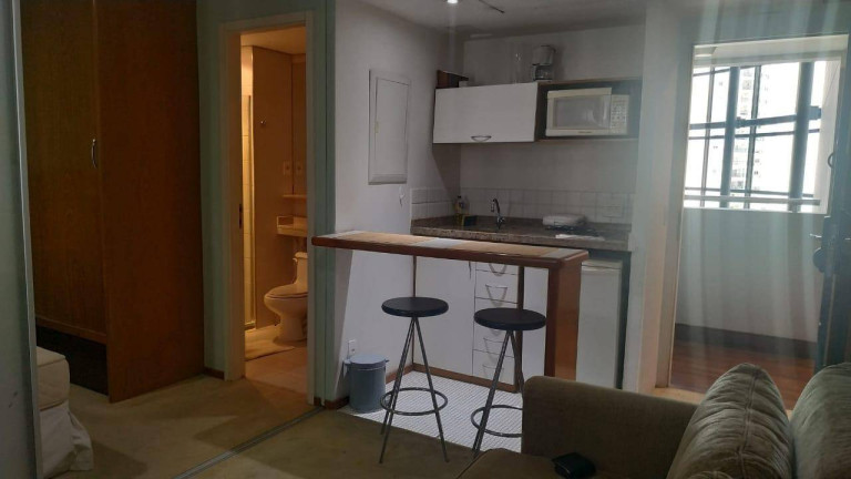 Imagem Apartamento com 1 Quarto para Alugar, 27 m² em Indianópolis - São Paulo Imagem Apartamento com 1 Quarto para Alugar, 27 m² em Indianópolis - São Paulo
