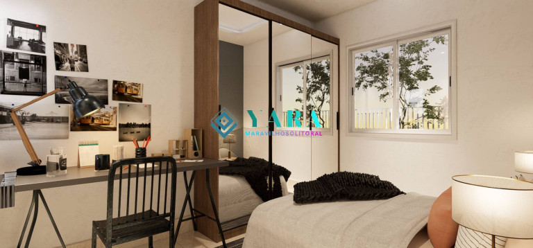 Imagem Apartamento com 2 Quartos à Venda, 33 m² em Centro - Ubatuba