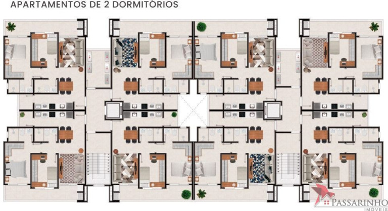 Imagem Apartamento com 2 Quartos à Venda, 69 m² em Stan - Torres