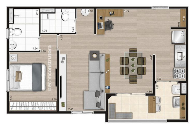 Imagem Apartamento com 2 Quartos à Venda, 47 m² em Vila Das Bandeiras - Guarulhos Imagem Apartamento com 2 Quartos à Venda, 47 m² em Vila Das Bandeiras - Guarulhos