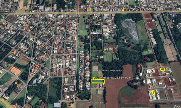 Imagem Terreno à Venda, 2.390 m² em Parte Norte Do Patrimônio Municipal - Foz Do Iguaçu