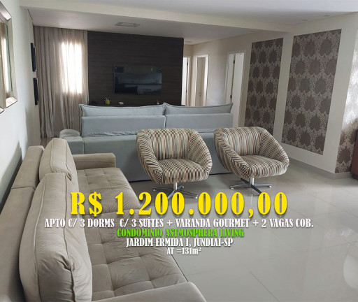 Imagem Apartamento com 2 Quartos à Venda, 131 m² em Jardim Ermida I - Jundiaí Imagem Apartamento com 2 Quartos à Venda, 131 m² em Jardim Ermida I - Jundiaí