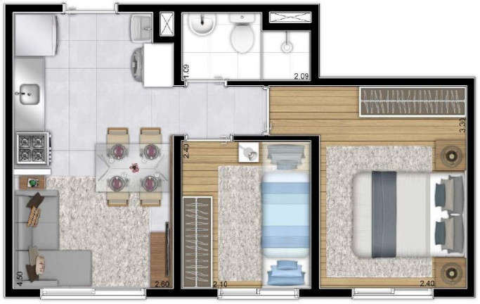 Imagem Imóvel com 2 Quartos à Venda, 32 m² em Cambuci - São Paulo Imagem Imóvel com 2 Quartos à Venda, 32 m² em Cambuci - São Paulo