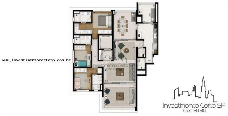 Imagem Apartamento com 3 Quartos à Venda, 163 m² em Vila Clementino - São Paulo