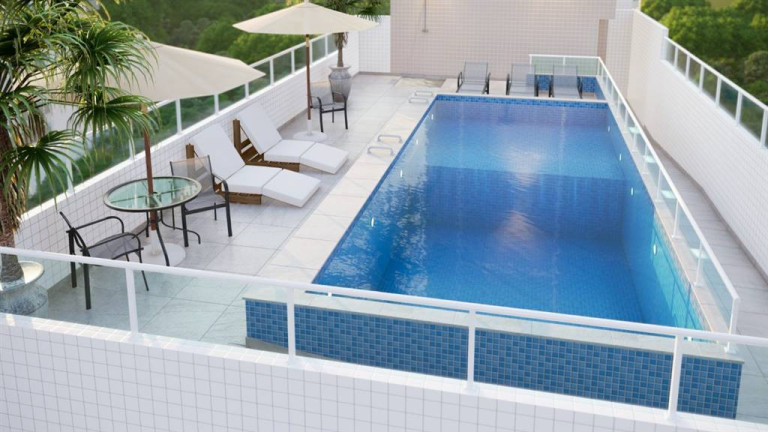 Imagem Apartamento com 1 Quarto à Venda, 41 m² em Guilhermina - Praia Grande