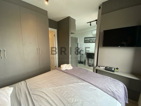 Apartamento com 1 Quarto à Venda ou Locação, 25 m² em Brooklin  - São Paulo