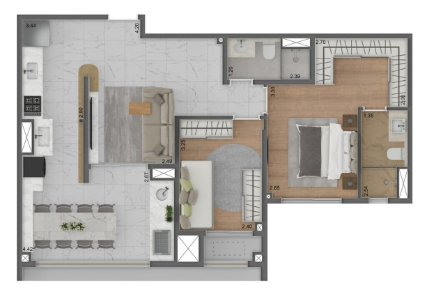 Imagem Apartamento com 2 Quartos à Venda, 71 m² em Freguesia Do ó - São Paulo Imagem Apartamento com 2 Quartos à Venda, 71 m² em Freguesia Do ó - São Paulo