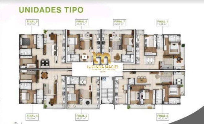 Imagem Apartamento com 1 Quarto à Venda, 45 m² em Guilhermina - Praia Grande