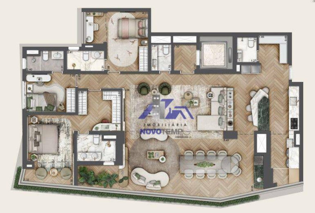 Imagem Apartamento com 4 Quartos à Venda, 190 m² em Paraíso - São Paulo Imagem Apartamento com 4 Quartos à Venda, 190 m² em Paraíso - São Paulo
