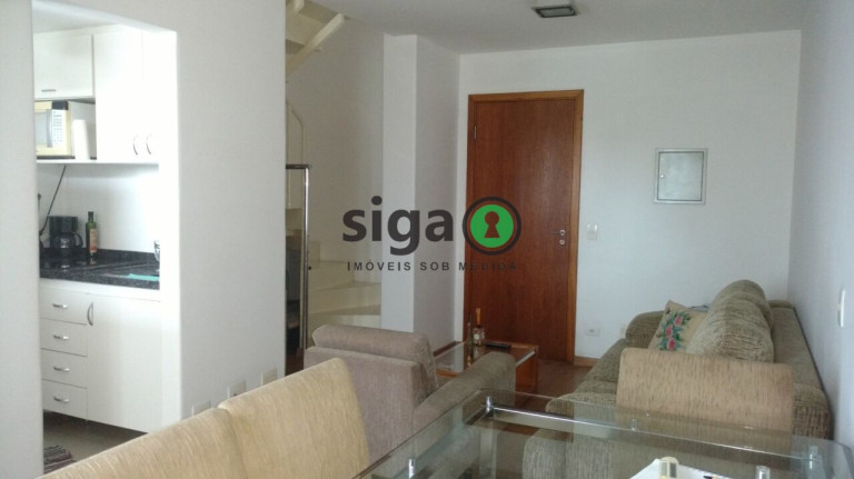 Imagem Apartamento com 1 Quarto para Alugar, 58 m² em Campo Belo - São Paulo Imagem Apartamento com 1 Quarto para Alugar, 58 m² em Campo Belo - São Paulo