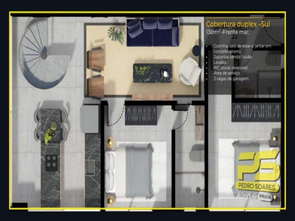 Imagem Imóvel com 2 Quartos à Venda, 138 m² em Bessa - João Pessoa Imagem Imóvel com 2 Quartos à Venda, 138 m² em Bessa - João Pessoa