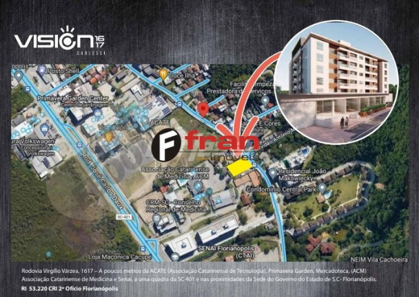 Imagem Apartamento com 3 Quartos à Venda, 83 m² em Saco Grande - Florianópolis
