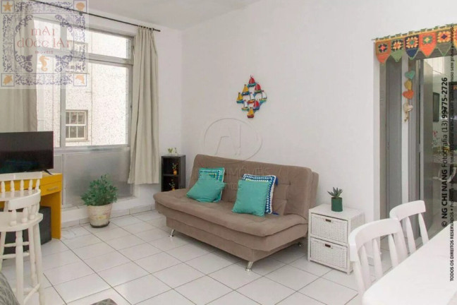 Apartamento com 1 Quarto à Venda, 54 m² em Boqueirão - Santos