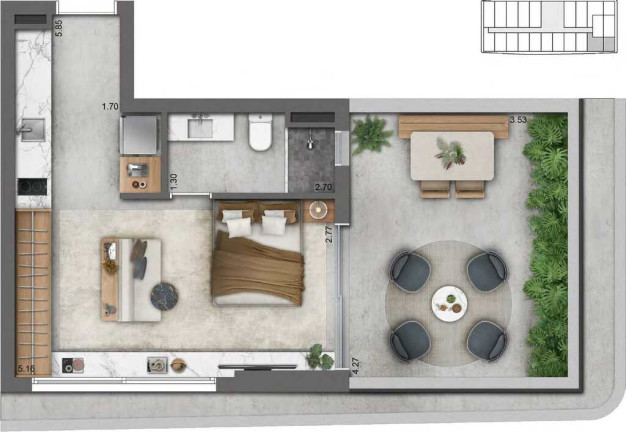 Imagem Apartamento com 1 Quarto à Venda, 42 m² em Azenha - Porto Alegre Imagem Apartamento com 1 Quarto à Venda, 42 m² em Azenha - Porto Alegre