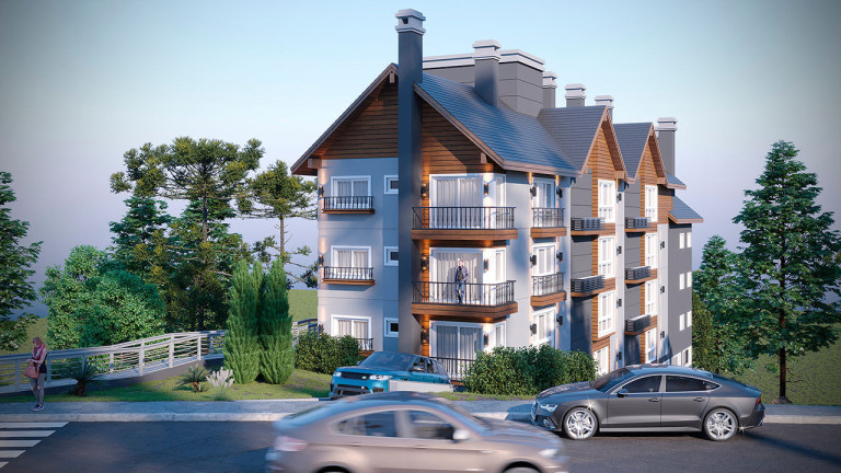 Imóvel com 2 Quartos à Venda, 90 m² em Avenida Central - Gramado