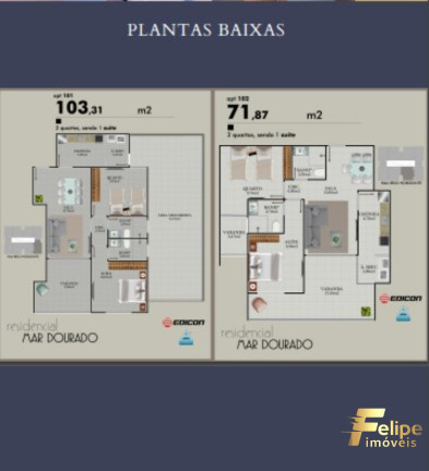 Imagem Imóvel com 2 Quartos à Venda, 66 m² em Praia Do Morro - Guarapari