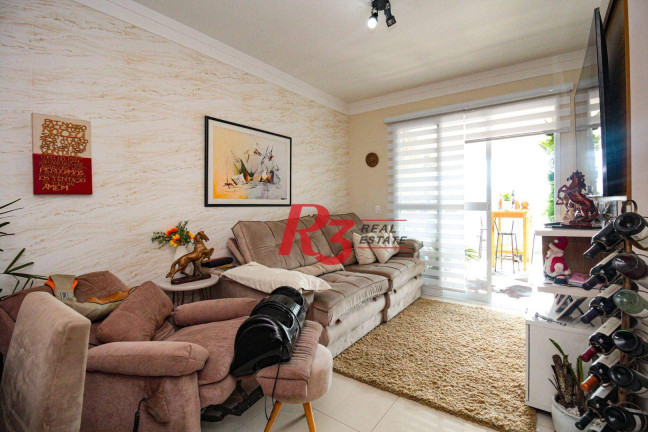 Imagem Apartamento com 3 Quartos à Venda, 134 m² em Gonzaga - Santos Imagem Apartamento com 3 Quartos à Venda, 134 m² em Gonzaga - Santos