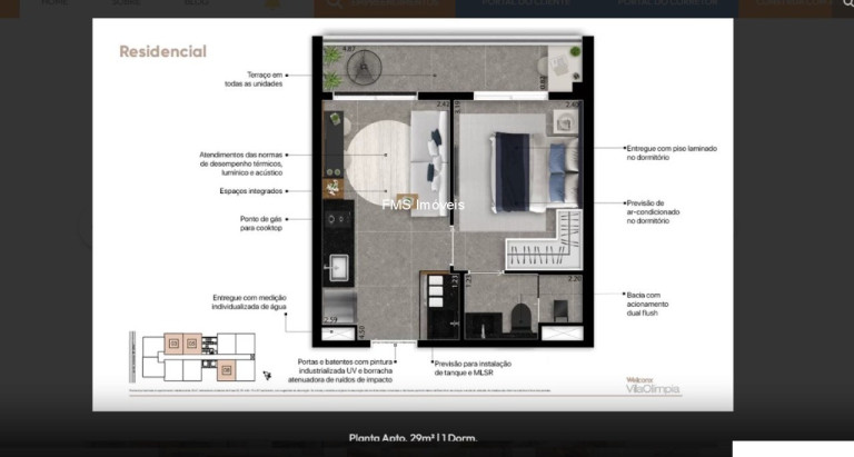 Imagem Imóvel com 1 Quarto à Venda, 29 m² em Vila Olímpia - São Paulo Imagem Imóvel com 1 Quarto à Venda, 29 m² em Vila Olímpia - São Paulo