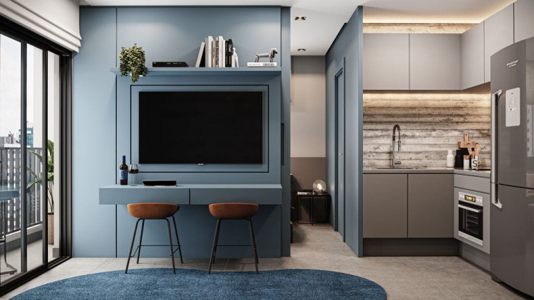 Imagem Imóvel com 1 Quarto à Venda, 22 m² em água Verde - Curitiba