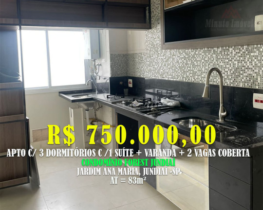 Imagem Apartamento com 2 Quartos à Venda, 83 m² em Jardim Ana Maria - Jundiaí Imagem Apartamento com 2 Quartos à Venda, 83 m² em Jardim Ana Maria - Jundiaí