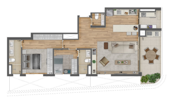 Imagem Imóvel com 2 Quartos à Venda, 67 m² em Pinheiros - São Paulo Imagem Imóvel com 2 Quartos à Venda, 67 m² em Pinheiros - São Paulo