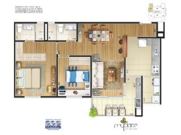 Imagem Imóvel com 2 Quartos à Venda, 70 m² em Centro - São Bernardo Do Campo