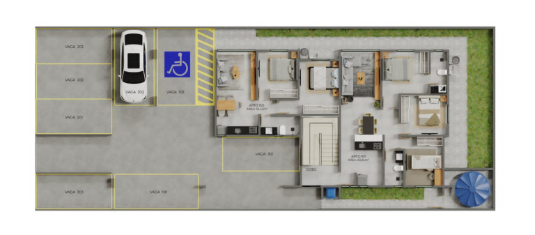 Imagem Apartamento com 2 Quartos à Venda, 45 m² em Cidade Dos Colibris - João Pessoa Imagem Apartamento com 2 Quartos à Venda, 45 m² em Cidade Dos Colibris - João Pessoa