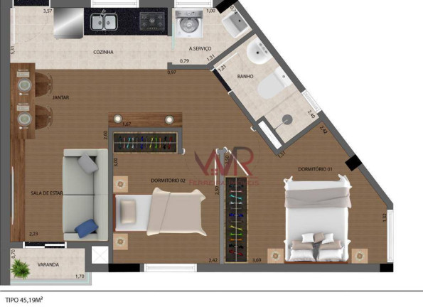 Imagem Apartamento com 2 Quartos à Venda, 37 m² em Cidade Líder - São Paulo