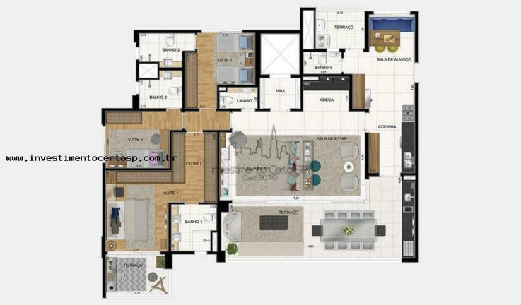 Imagem Apartamento com 3 Quartos à Venda, 181 m² em Jardim Das Acácias - São Paulo