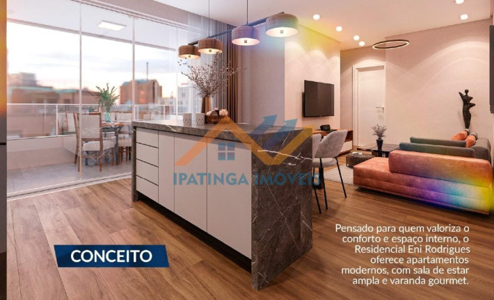 Imagem Apartamento com 2 Quartos à Venda, 70 m² em Caravelas - Ipatinga Imagem Apartamento com 2 Quartos à Venda, 70 m² em Caravelas - Ipatinga