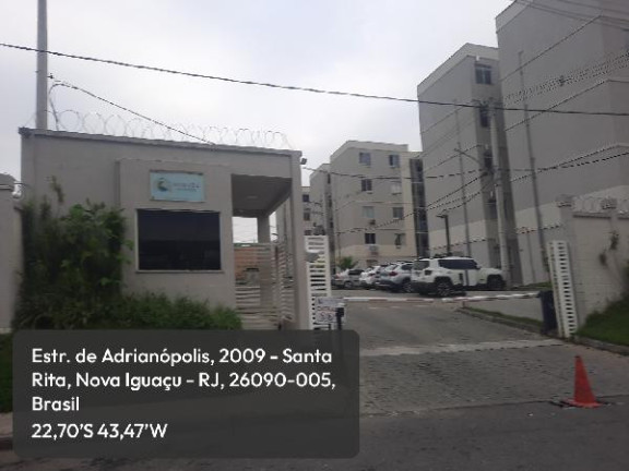 Apartamento com 2 Quartos à Venda, 48 m² em Santa Rita - Nova Iguacu
