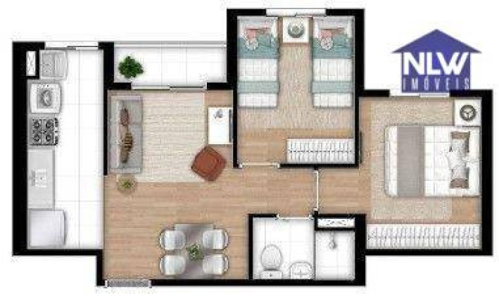 Apartamento com 2 Quartos à Venda, 40 m² em Itaquera - São Paulo