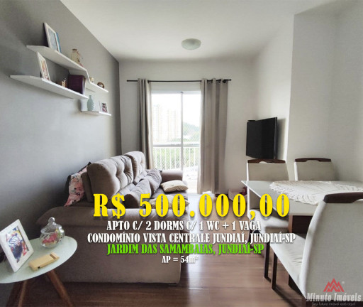 Imagem Apartamento com 2 Quartos à Venda, 54 m² em Jardim Das Samambaias - Jundiaí Imagem Apartamento com 2 Quartos à Venda, 54 m² em Jardim Das Samambaias - Jundiaí