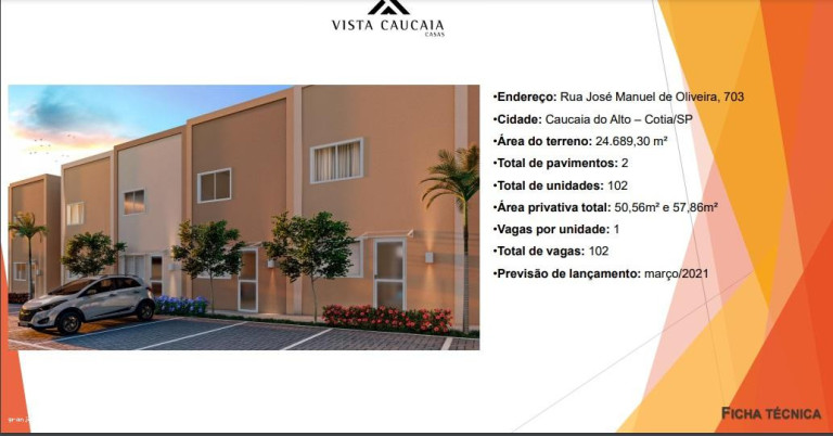 Imagem Casa com 2 Quartos à Venda, 56 m² em Vista Caucaia - Programa Casa Verde Amarela - Cotia Imagem Casa com 2 Quartos à Venda, 56 m² em Vista Caucaia - Programa Casa Verde Amarela - Cotia