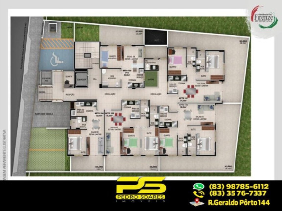 Imagem Apartamento com 1 Quarto à Venda, 51 m² em Jardim Oceania - João Pessoa Imagem Apartamento com 1 Quarto à Venda, 51 m² em Jardim Oceania - João Pessoa