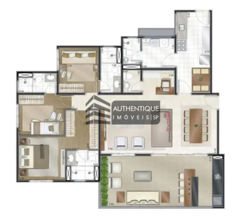Imagem Apartamento com 3 Quartos à Venda, 141 m² em Mooca - São Paulo Imagem Apartamento com 3 Quartos à Venda, 141 m² em Mooca - São Paulo